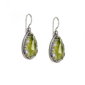 Aegean colors teardrop earrings in Sterling Silver - Image 3