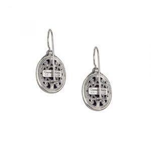 Aegean colors oval earrings in Sterling Silver - Image 4