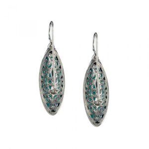 Aegean colors earrings in Sterling Silver - Image 2