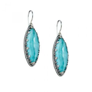 Aegean colors earrings in Sterling Silver