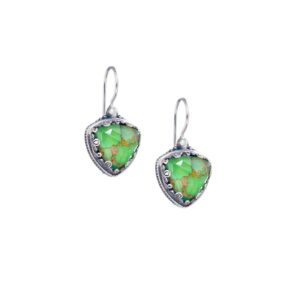 Aegean colors earrings in Sterling Silver