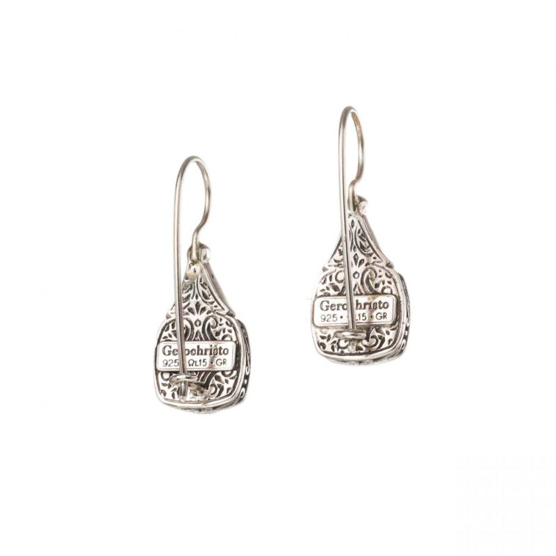 Ariadne earrings in Sterling Silver with Gold plated parts