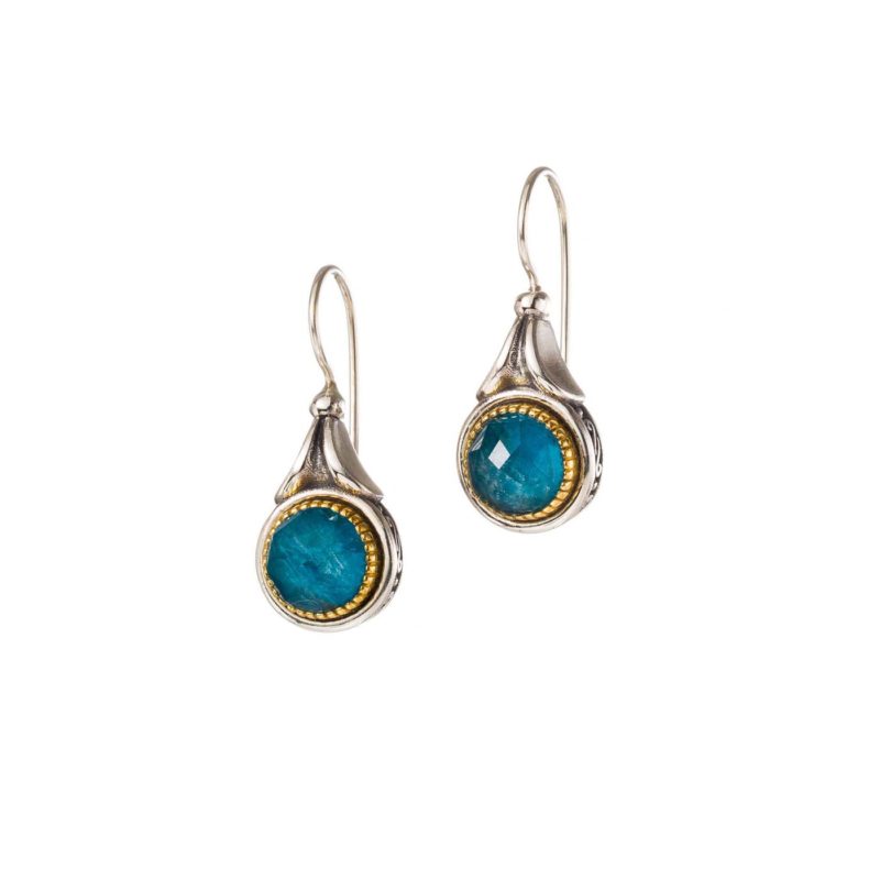 Ariadne earrings in Sterling Silver with Gold plated parts