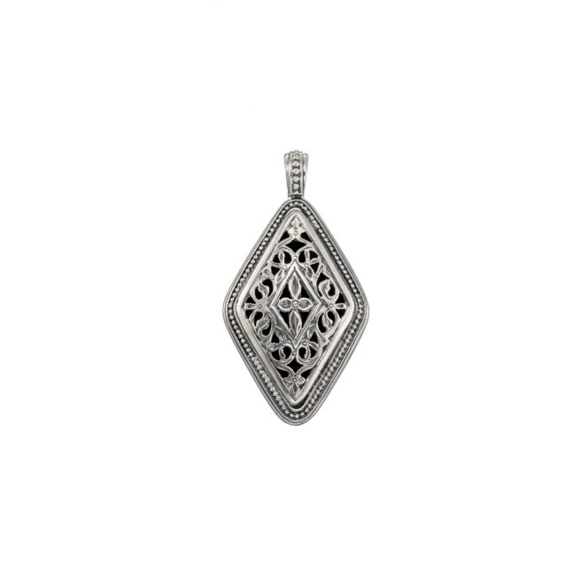 Garden Shadows Kite Pendant in Sterling Silver - Image 6