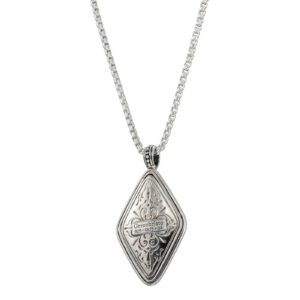 Garden Shadows Kite Pendant in Sterling Silver - Image 5