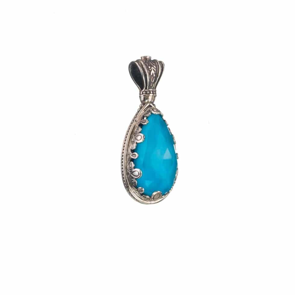 Aegean colors pendant in Sterling Silver