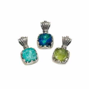 Aegean colors pendant in Sterling Silver