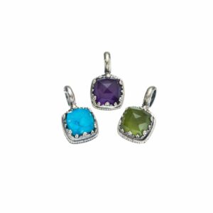 Aegean colors pendant in Sterling Silver