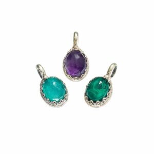 Aegean colors pendant in Sterling Silver