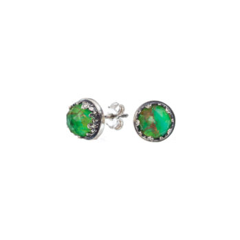 Aegean colors stud earrings in sterling silver