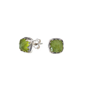Aegean colors stud earrings in sterling silver - Image 4