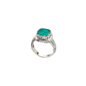 Iris ring in Sterling Silver