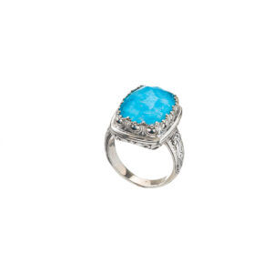 Iris ring in Sterling Silver