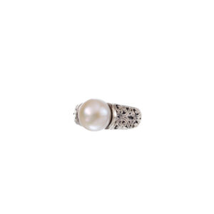 Classic pearl ring in Sterling Silver - Image 2