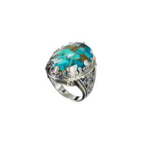 Aegean colors ring in sterling silver - Image 2