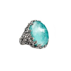 Cyclamin ring in Sterling Silver