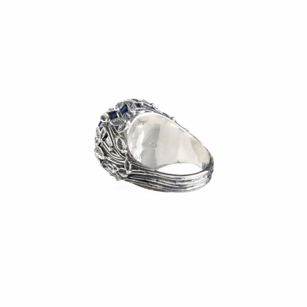 Cyclamin ring in Sterling Silver