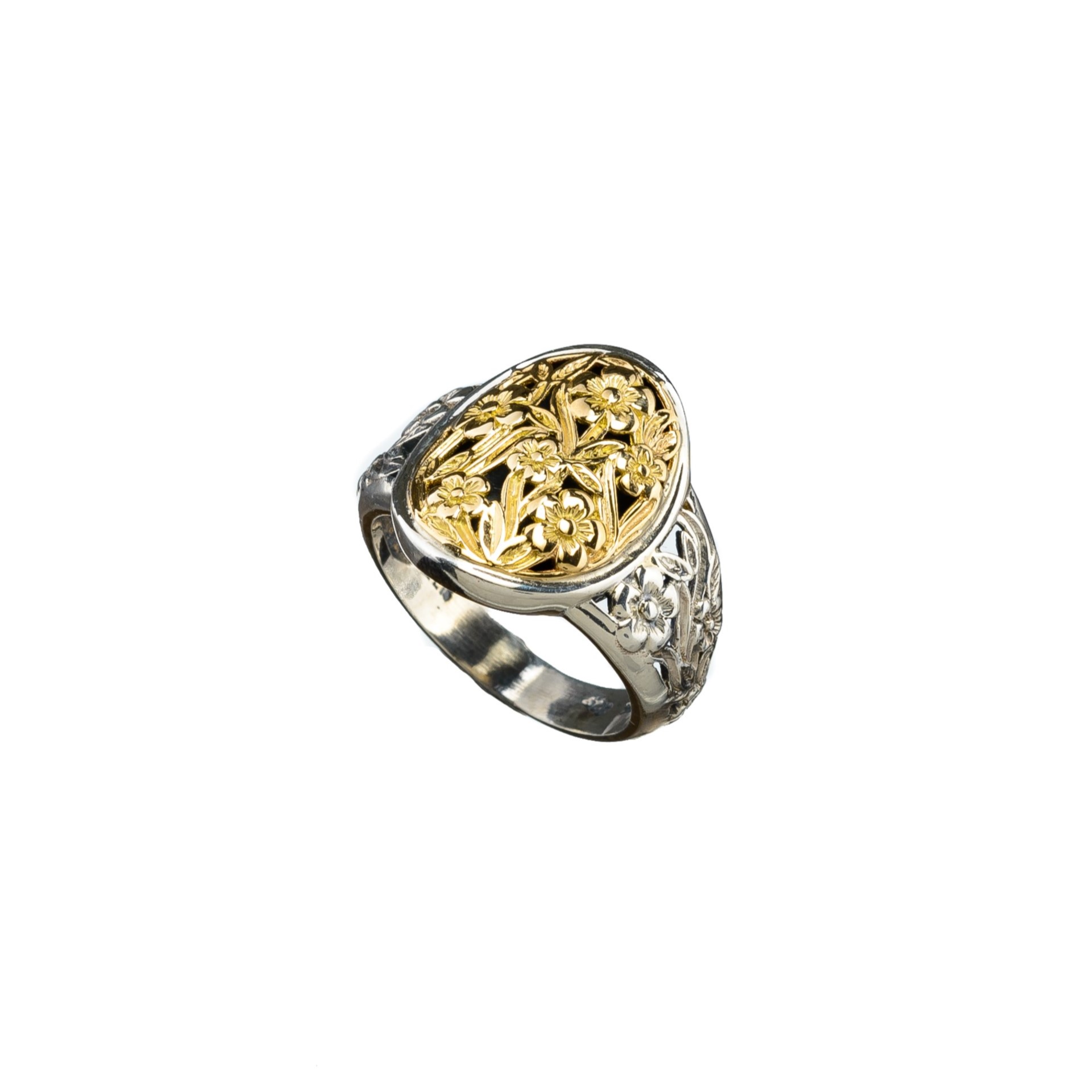 Harmony ring in 18K Gold and Sterling Silver