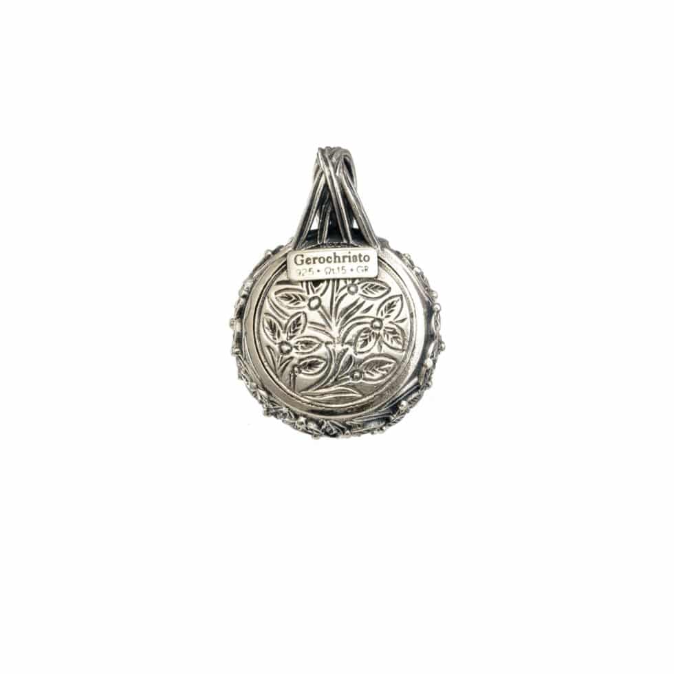 Cyclamin pendant in Sterling Silver