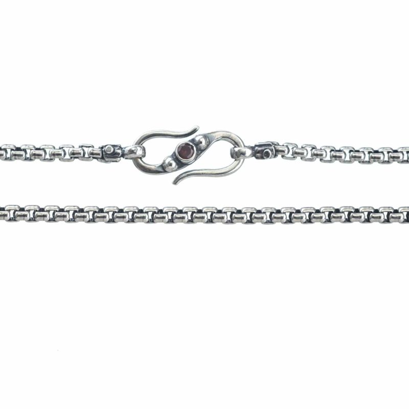 Box chain in sterling silver 3.7mm