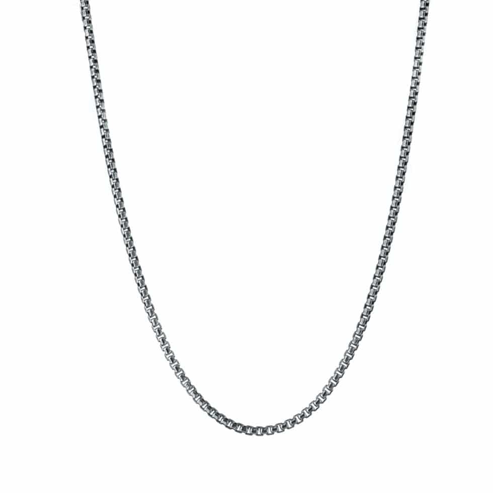 Box chain in sterling silver 2.7mm