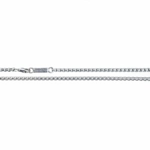 Box chain in sterling silver 2.10mm - Image 2
