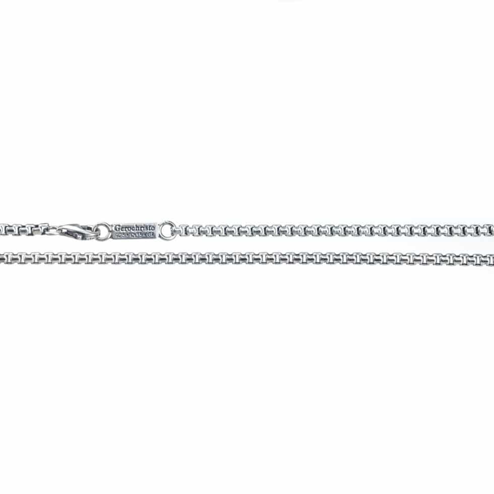 Box chain in sterling silver 2.10mm