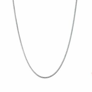 Box chain in sterling silver 1.9mm