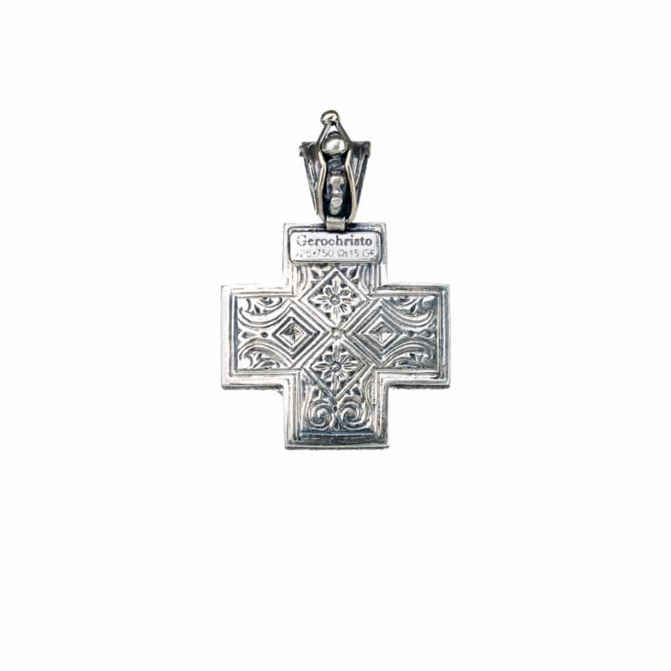 Classic square cross in Sterling Silver