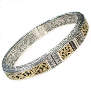 Garden Shadows Bracelet in 18K Gold and Sterling Silver - Image 4