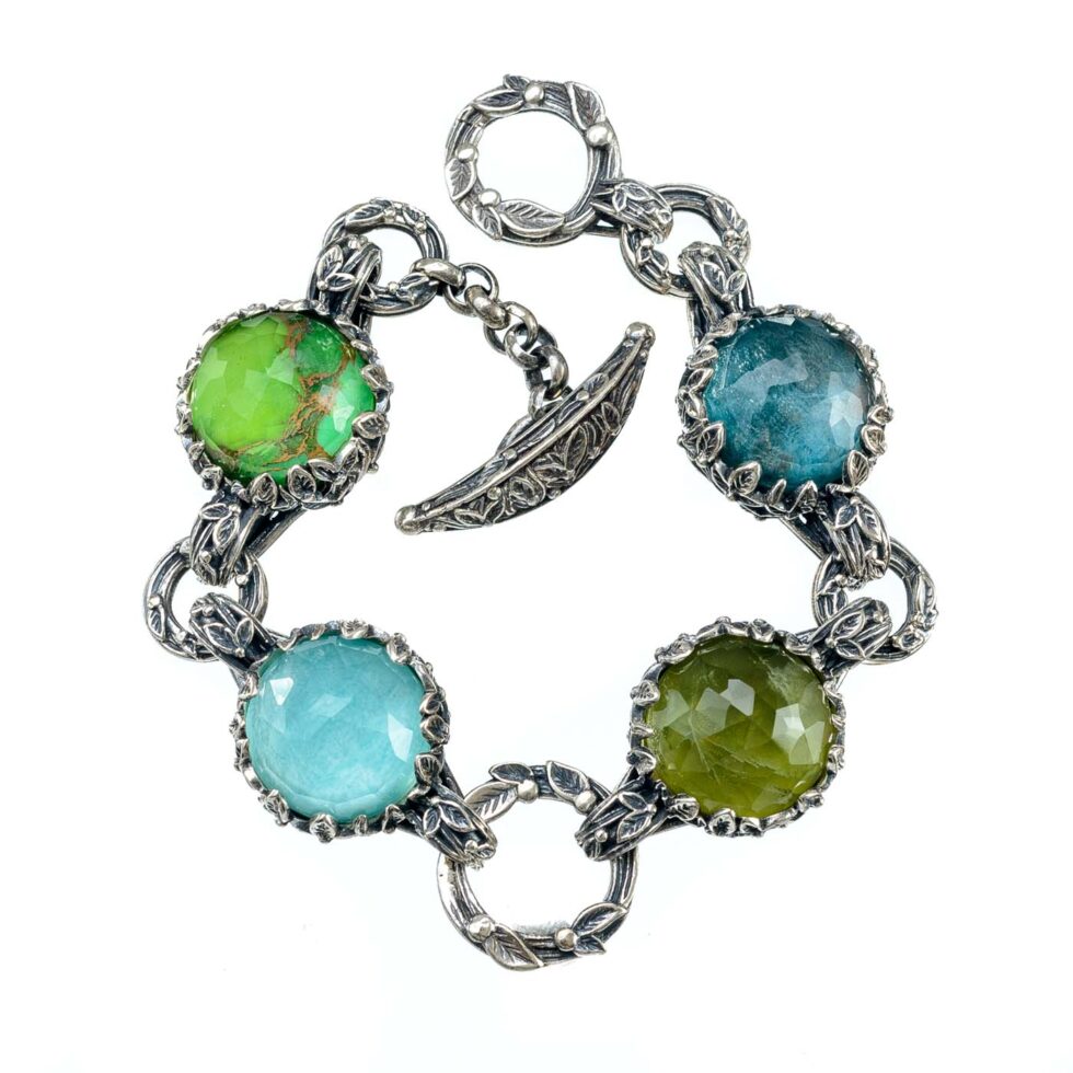 Cyclamin bracelet in Sterling Silver