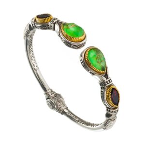 Ariadne bracelet in sterling silver with gold plated parts - Image 2