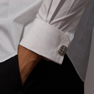 Byzantine cufflinks in Sterling Silver