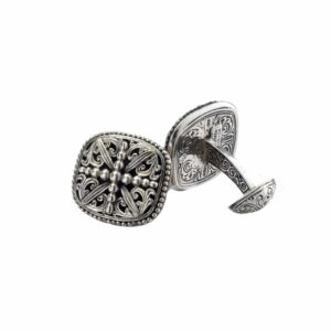 Byzantine cufflinks in Sterling Silver - Image 2