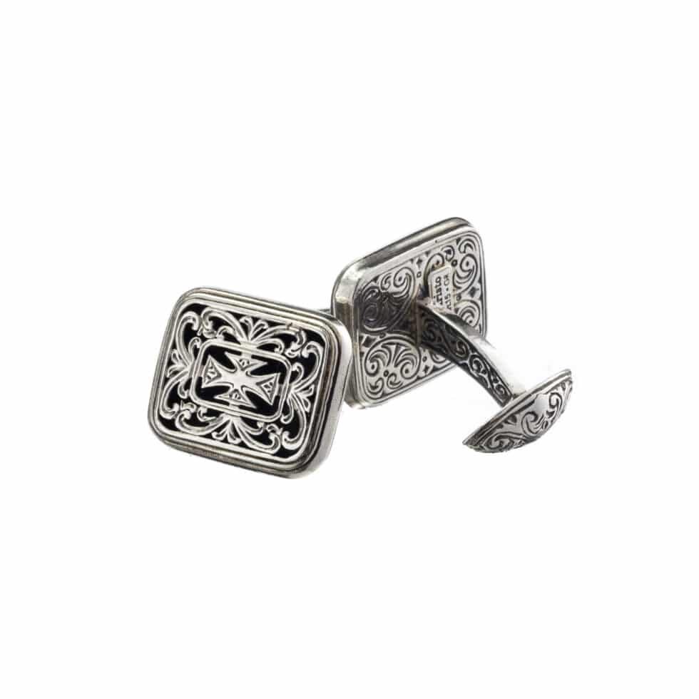 Byzantine cufflinks in Sterling Silver