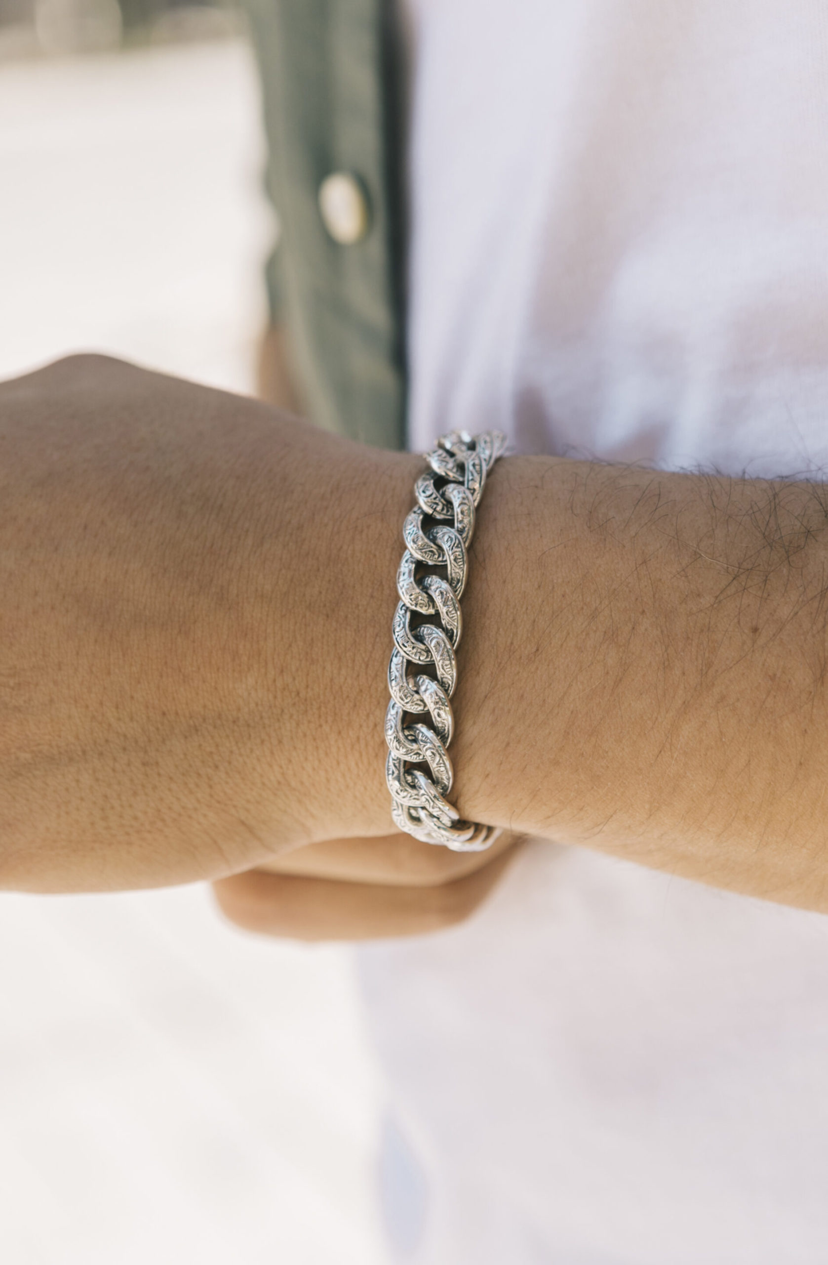 Classic chain bracelet in Sterling Silver - Gerochristo Jewelry