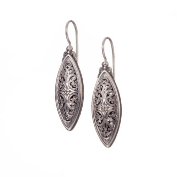 Mediterranean Marquise Earrings in Sterling Silver