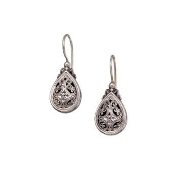 Mediterranean small Drop Earrings in Sterling Silver