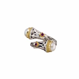 Santorini Ring in 18K Gold and Sterling Silver - Image 3