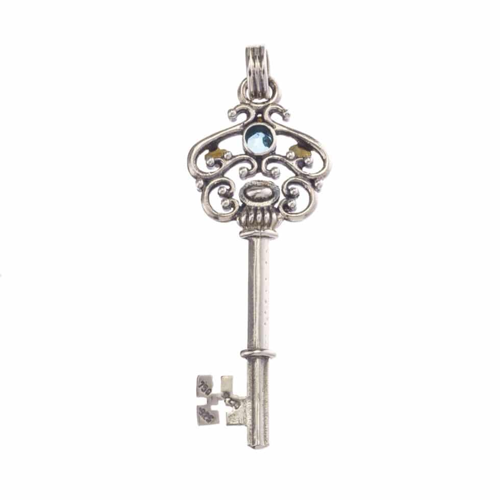 Key pendant in Sterling Silver