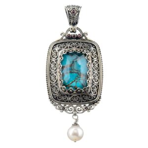 Aegean colors pendant in Sterling Silver - Image 2