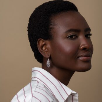 Mediterranean Marquise Earrings in Sterling Silver