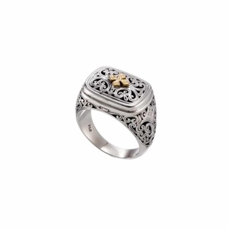 Mediterranean Ring in 18K Gold and Sterling Silver - Image 2