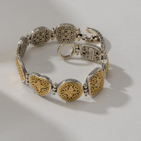 Mediterranean Bracelet in 18K Gold and Sterling Silver
