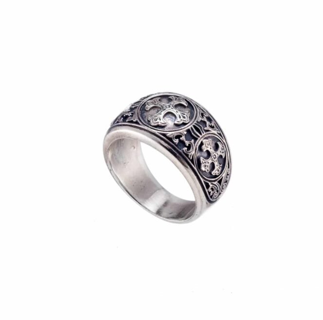 Symbol Ring in Sterling Silver - Gerochristo Jewelry