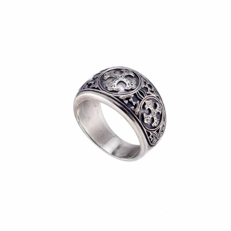 Symbol Ring in Sterling Silver