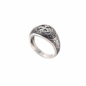 Symbol Ring in Sterling Silver