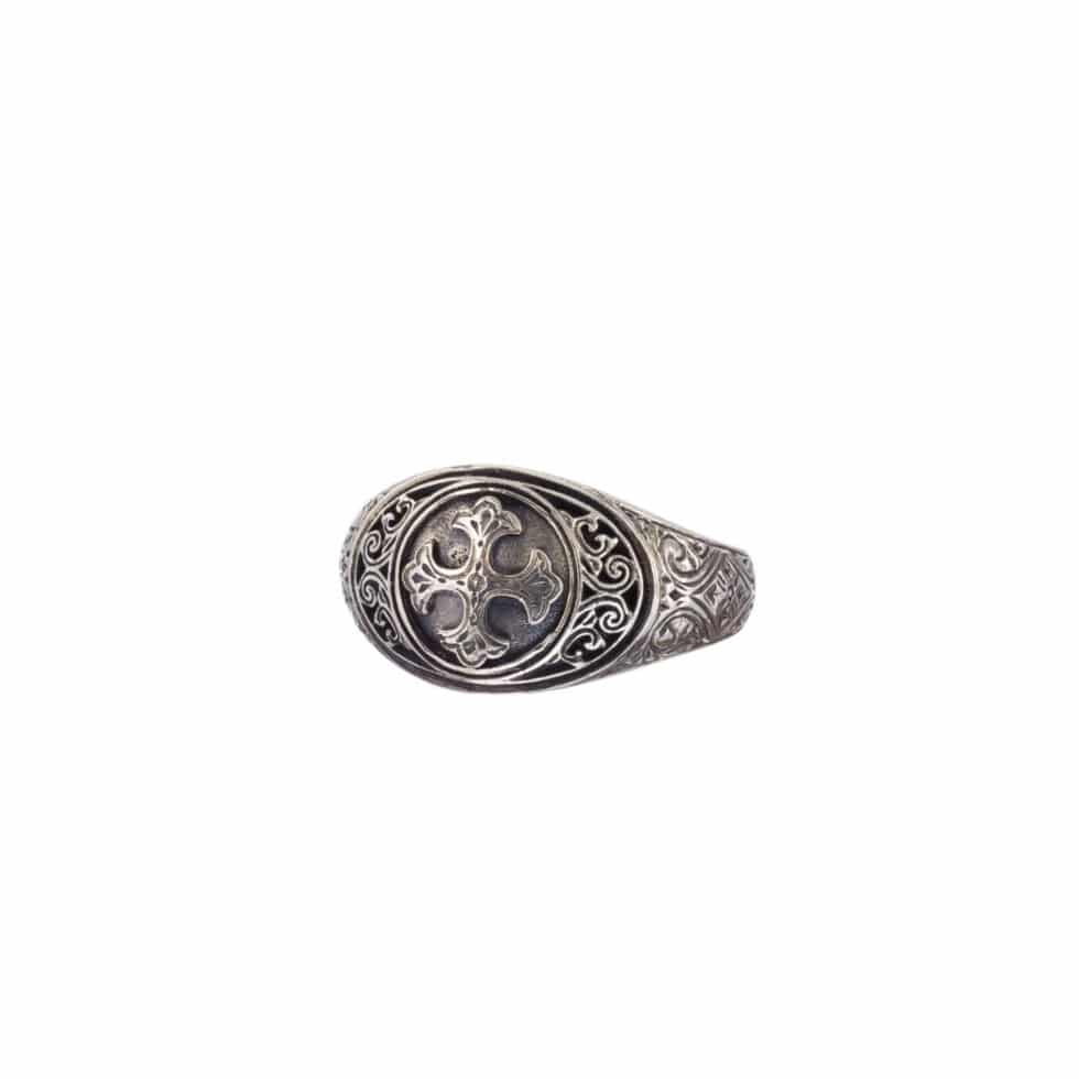 Symbol Ring in Sterling Silver