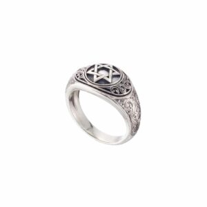 Symbol Ring in Sterling Silver