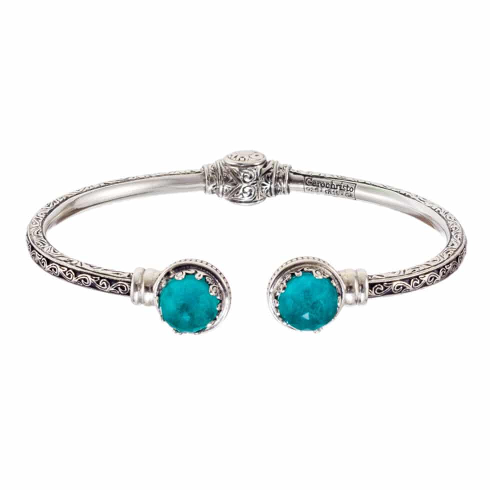 Aegean colors bracelet in Sterling Silver